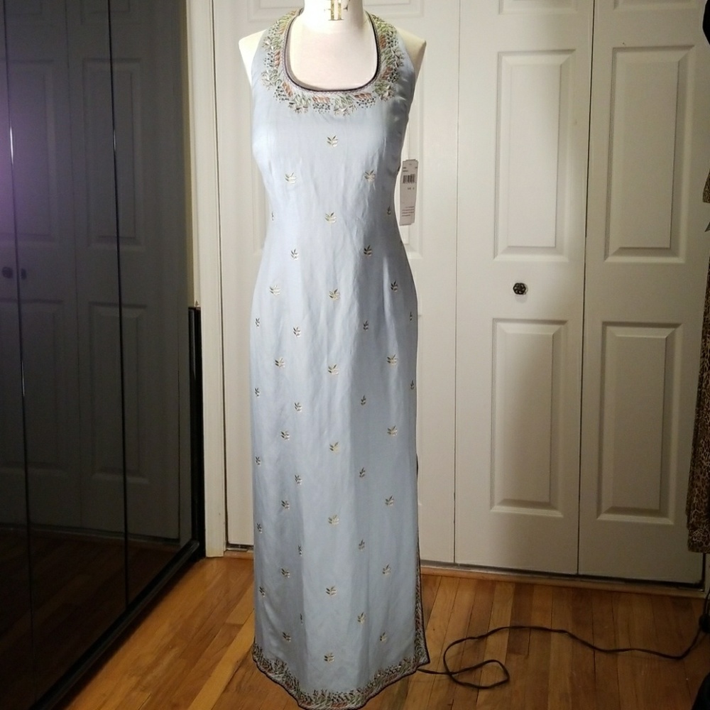 NWT Light blue long day dress